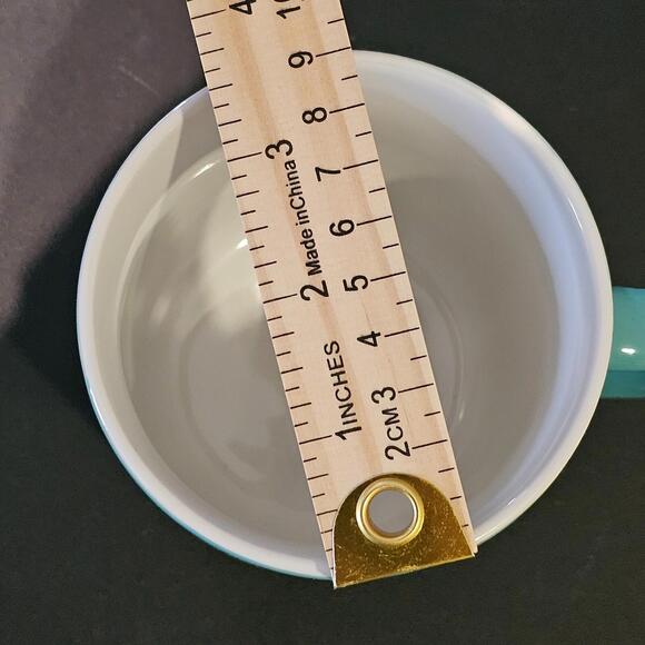 Llama Mug Blue White Clay Art Cute Artsy Boho - Picture 10 of 10